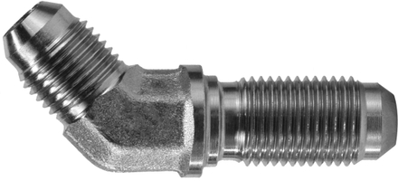 JIC Bulkhead Union 45 Degree Elbow JIC Bulkhead Union 45 Degree Elbow