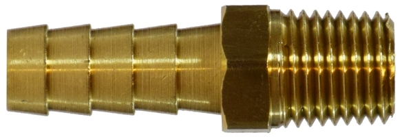 Midland 20-271 Brass Flareless Male Connector 1/4 Tube OD x 1/8 Male NPTF 0.82 Length Midland 20-271 Brass Flareless Male Connector 1/4 Tube OD x 1/8 Male NPTF 0.82 Length