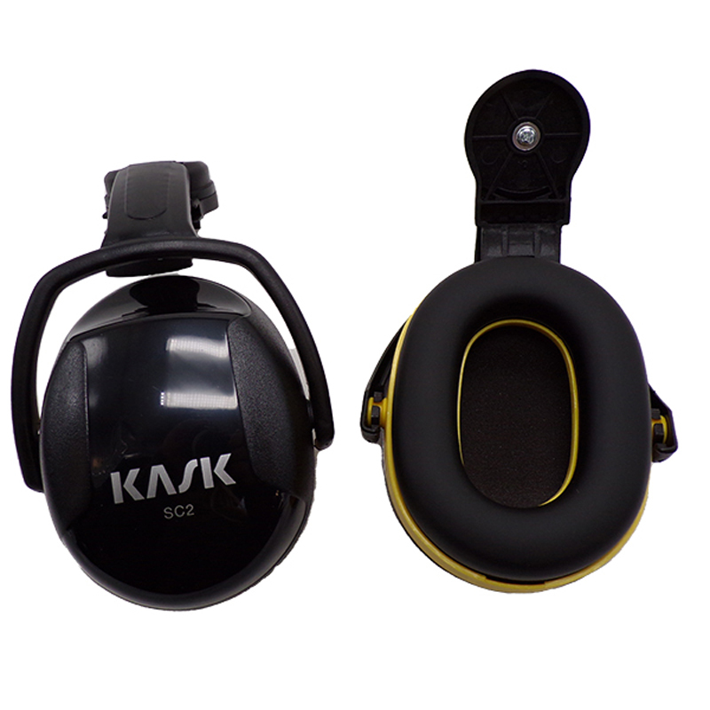 WHP203SC2 YELLOW KASK SUPER PLASMA DEFENDER EAR MUFFS RBI