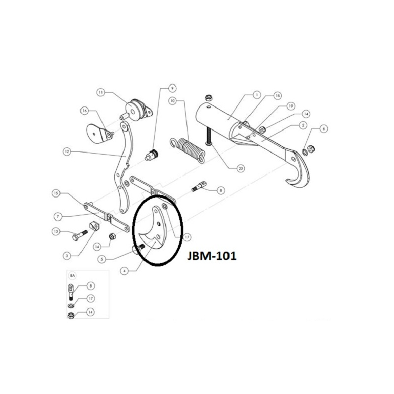 JBM101 JAMESON REP BLADE JA34 PRUNERS RBI