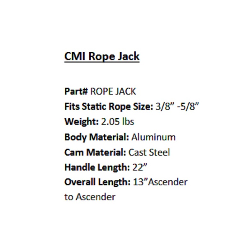ROPEJACK CMI ROPE JACK Shelter Tree