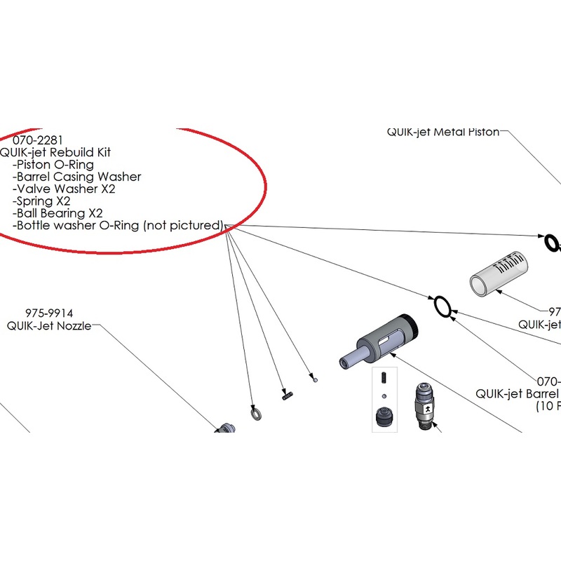 0702281 ARBORJET QUIK JET REBUILT KIT RBI