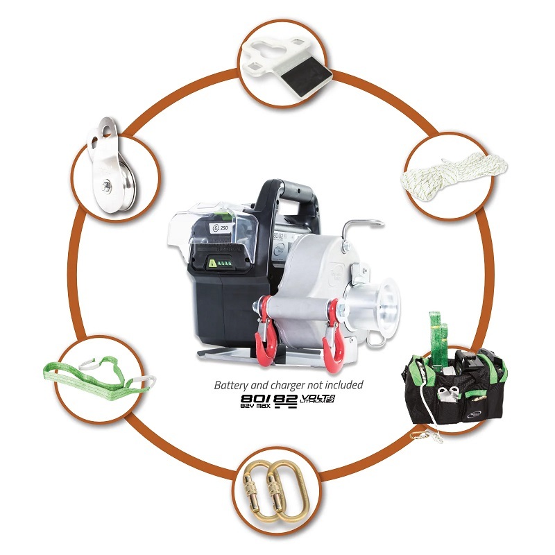 PCW3000LIVK Portable Winch KIT PULLING WINCH OFF ROAD Shelter Tree