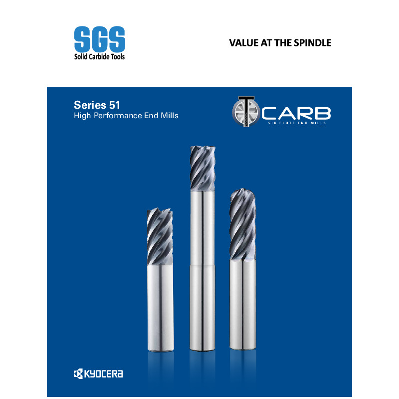 1/2 Dia, 2 Flute, Square End End Mill - 34681 - SGS