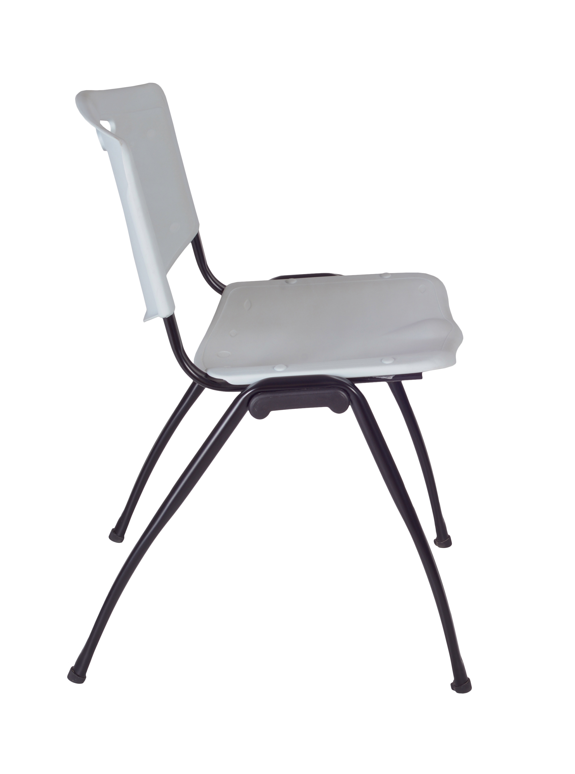 Regency Kee 36 in Round Breakroom Table Top Black Legs 4 M Stack Chairs - Picture 38 of 110