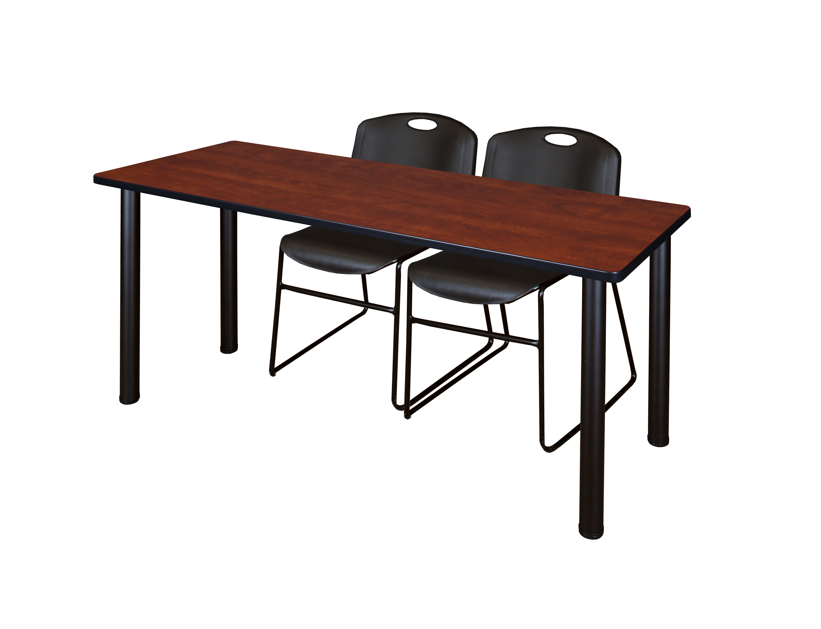 Regency Kee 60 x 24 in. Training Table Top Black Legs & 2 Zeng Chairs - Picture 25 of 116