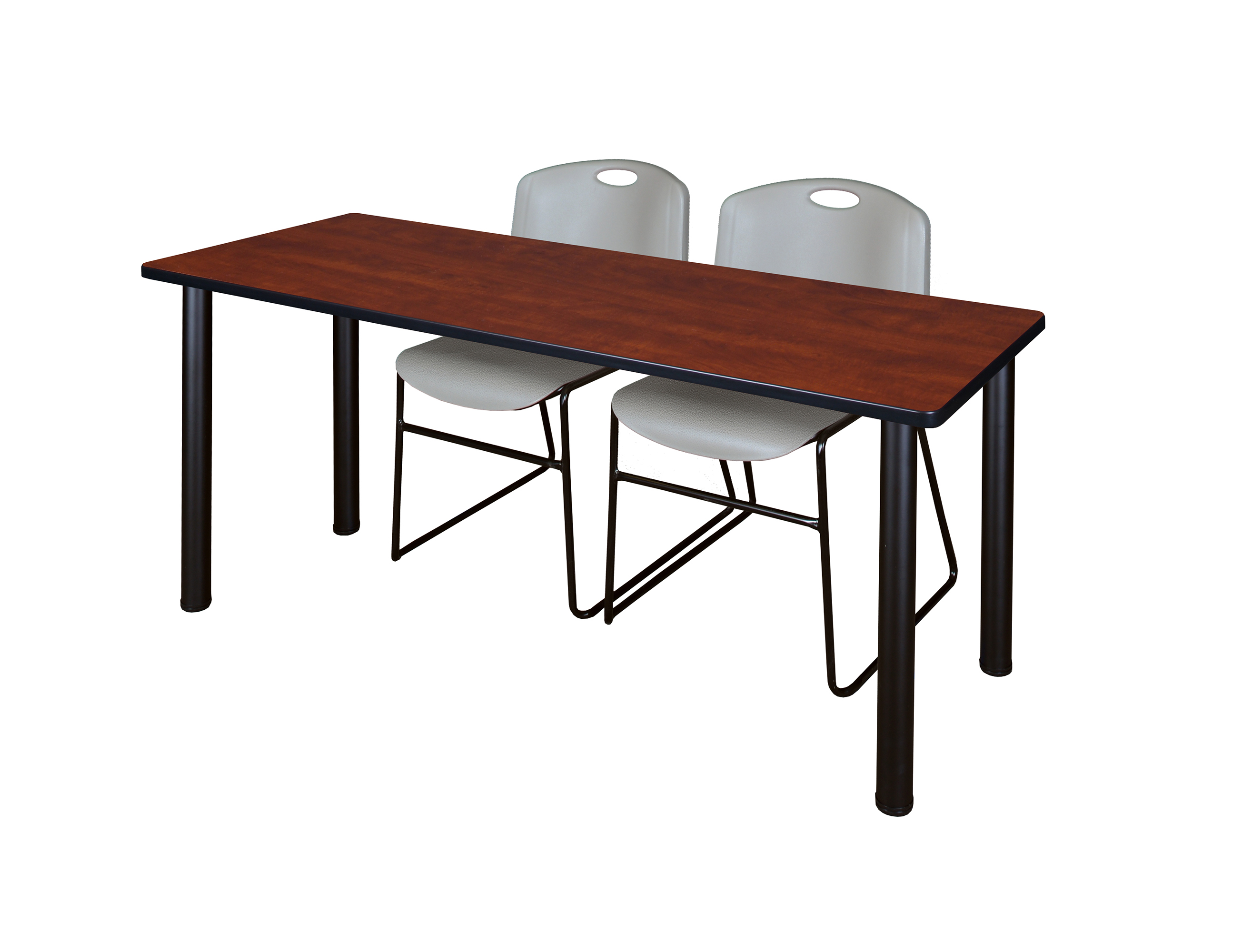 Regency Kee 60 x 24 in. Training Table Top Black Legs & 2 Zeng Chairs - Picture 33 of 116