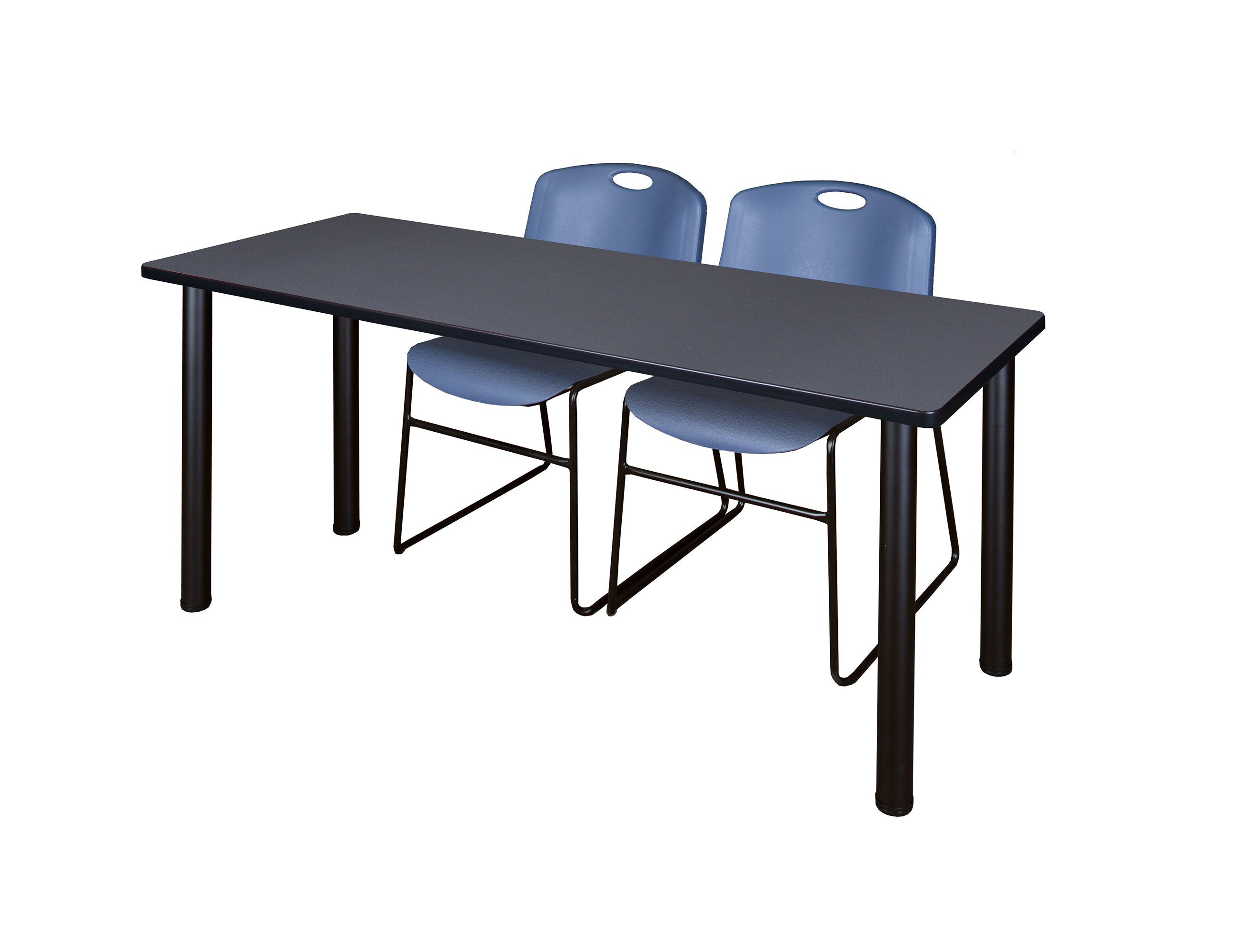 Regency Kee 60 x 24 in. Training Table Top Black Legs & 2 Zeng Chairs - Picture 5 of 116