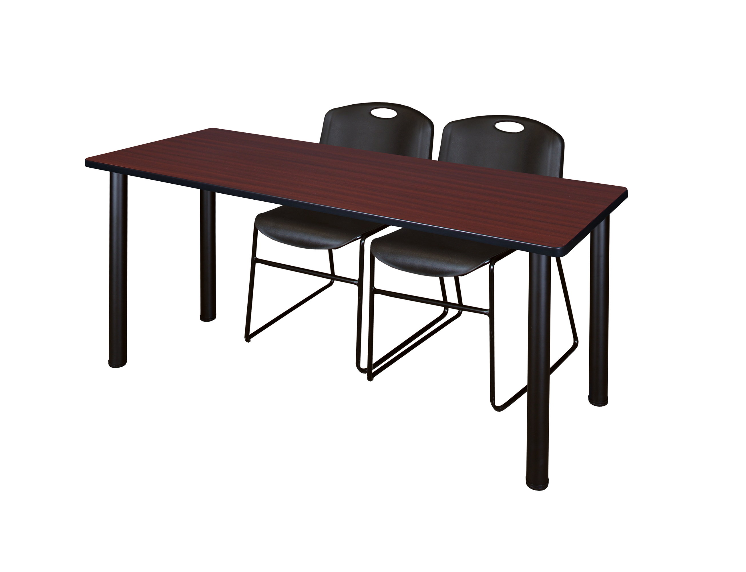 Regency Kee 60 x 24 in. Training Table Top Black Legs & 2 Zeng Chairs - Picture 69 of 116