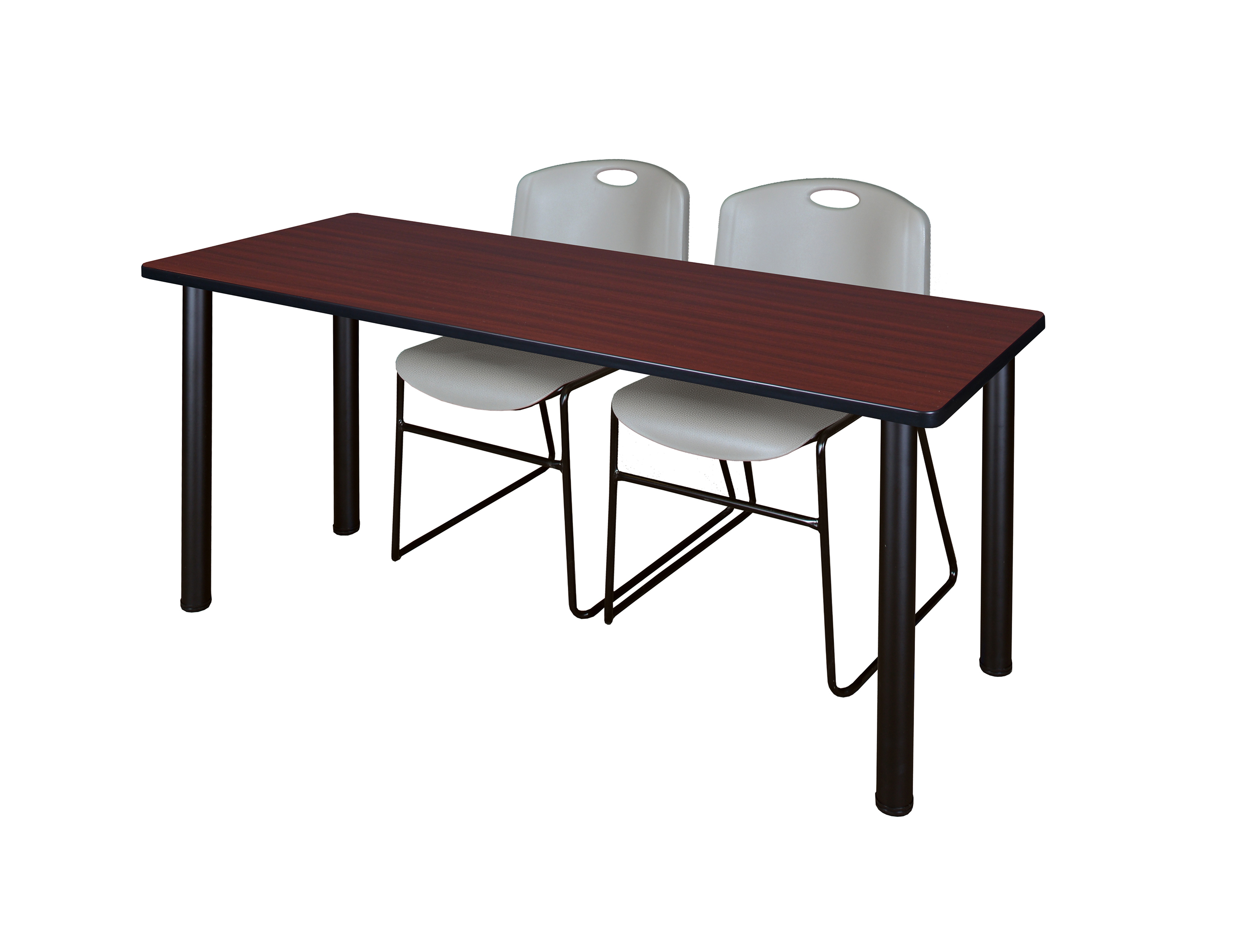 Regency Kee 60 x 24 in. Training Table Top Black Legs & 2 Zeng Chairs - Picture 53 of 116