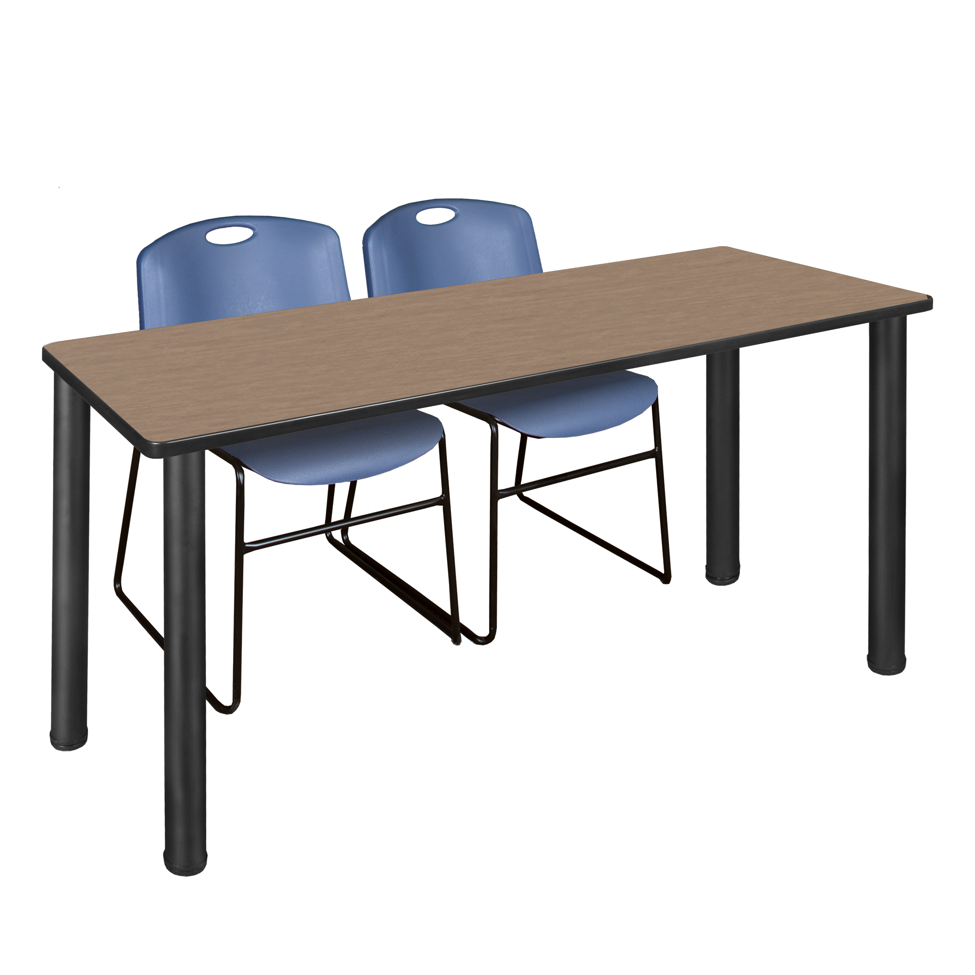Regency Kee 60 x 24 in. Training Table Top Black Legs & 2 Zeng Chairs - Picture 21 of 116