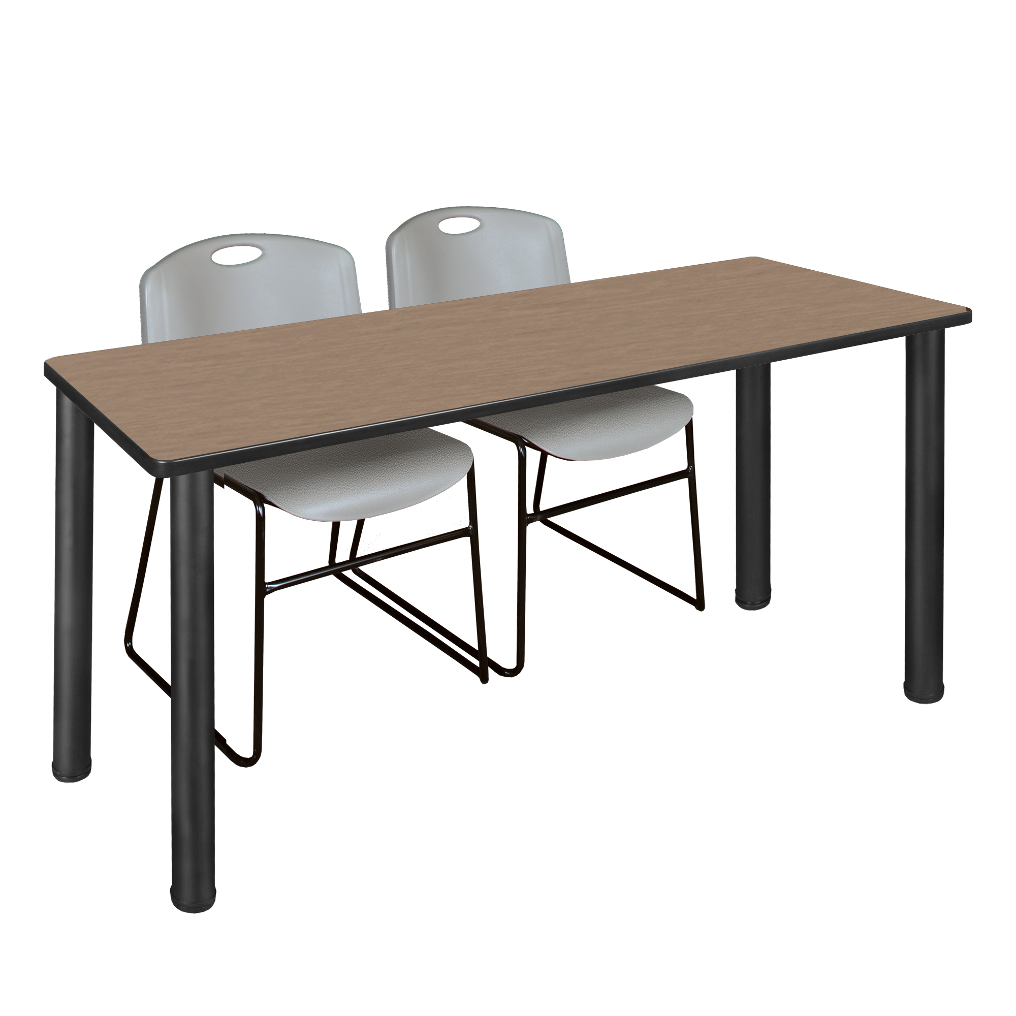 Regency Kee 60 x 24 in. Training Table Top Black Legs & 2 Zeng Chairs - Picture 65 of 116