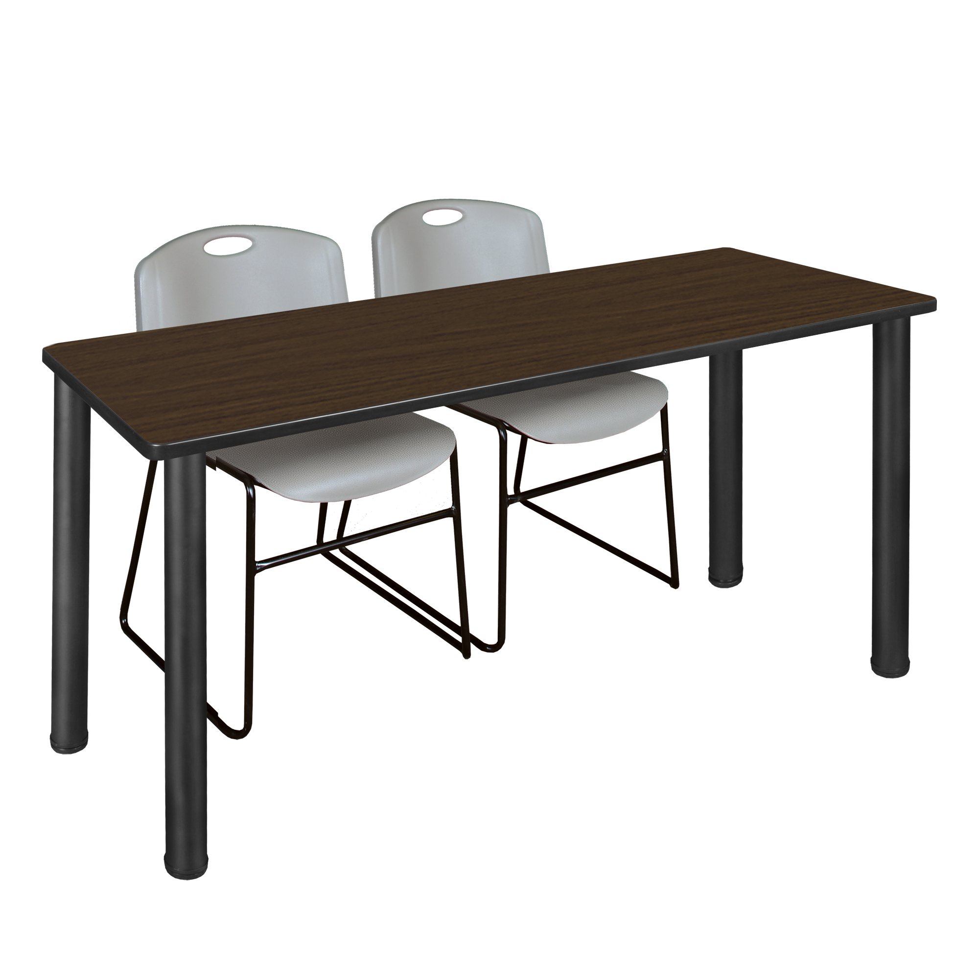 Regency Kee 60 x 24 in. Training Table Top Black Legs & 2 Zeng Chairs - Picture 61 of 116