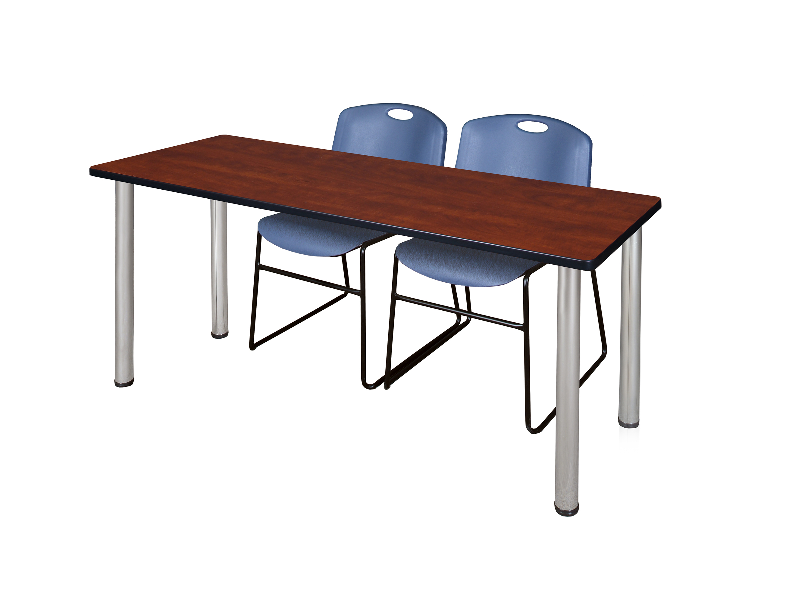 Regency Kee 60 x 24 in. Training Table Top Black Legs & 2 Zeng Chairs - Picture 85 of 116