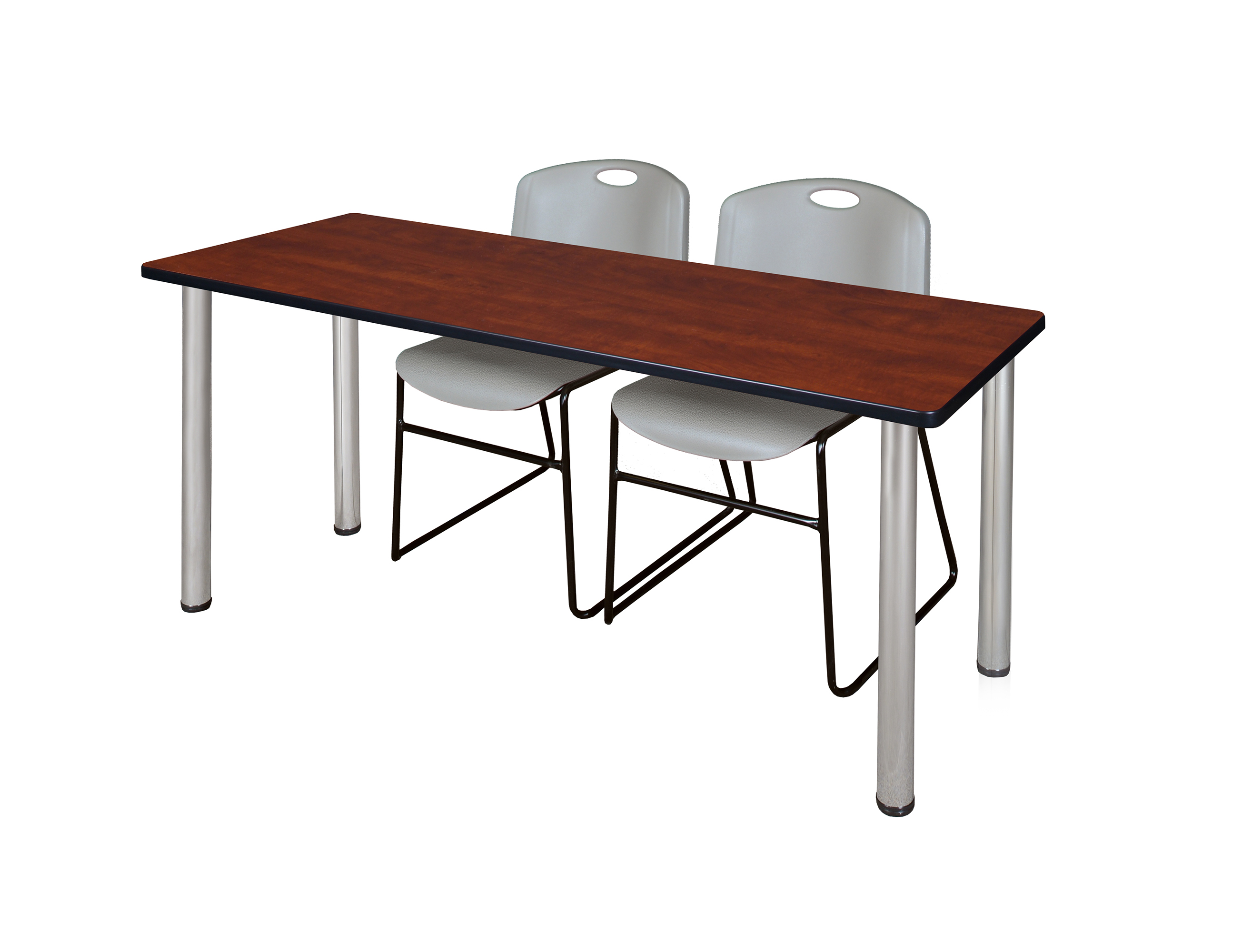 Regency Kee 60 x 24 in. Training Table Top Black Legs & 2 Zeng Chairs - Picture 101 of 116