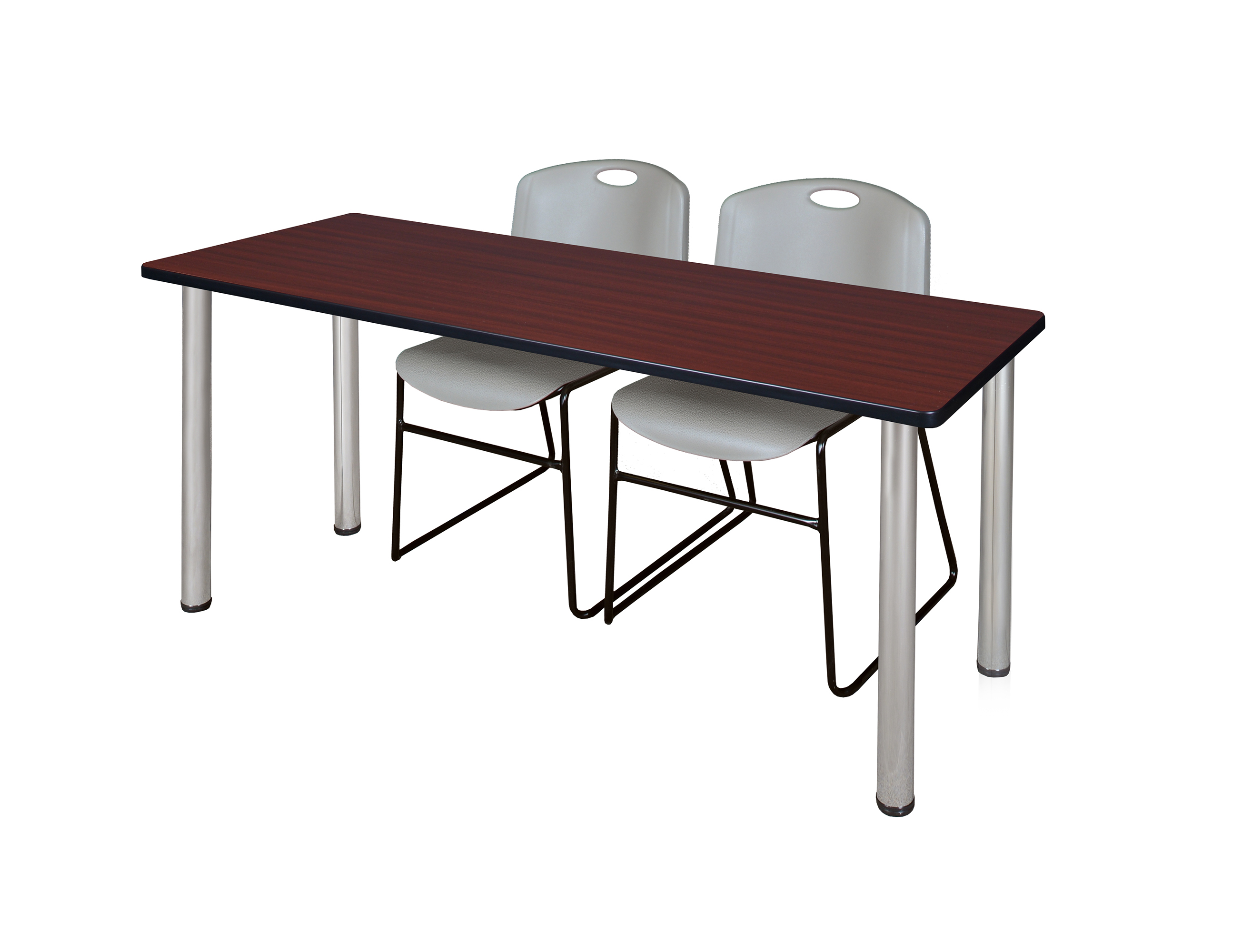 Regency Kee 60 x 24 in. Training Table Top Black Legs & 2 Zeng Chairs - Picture 109 of 116
