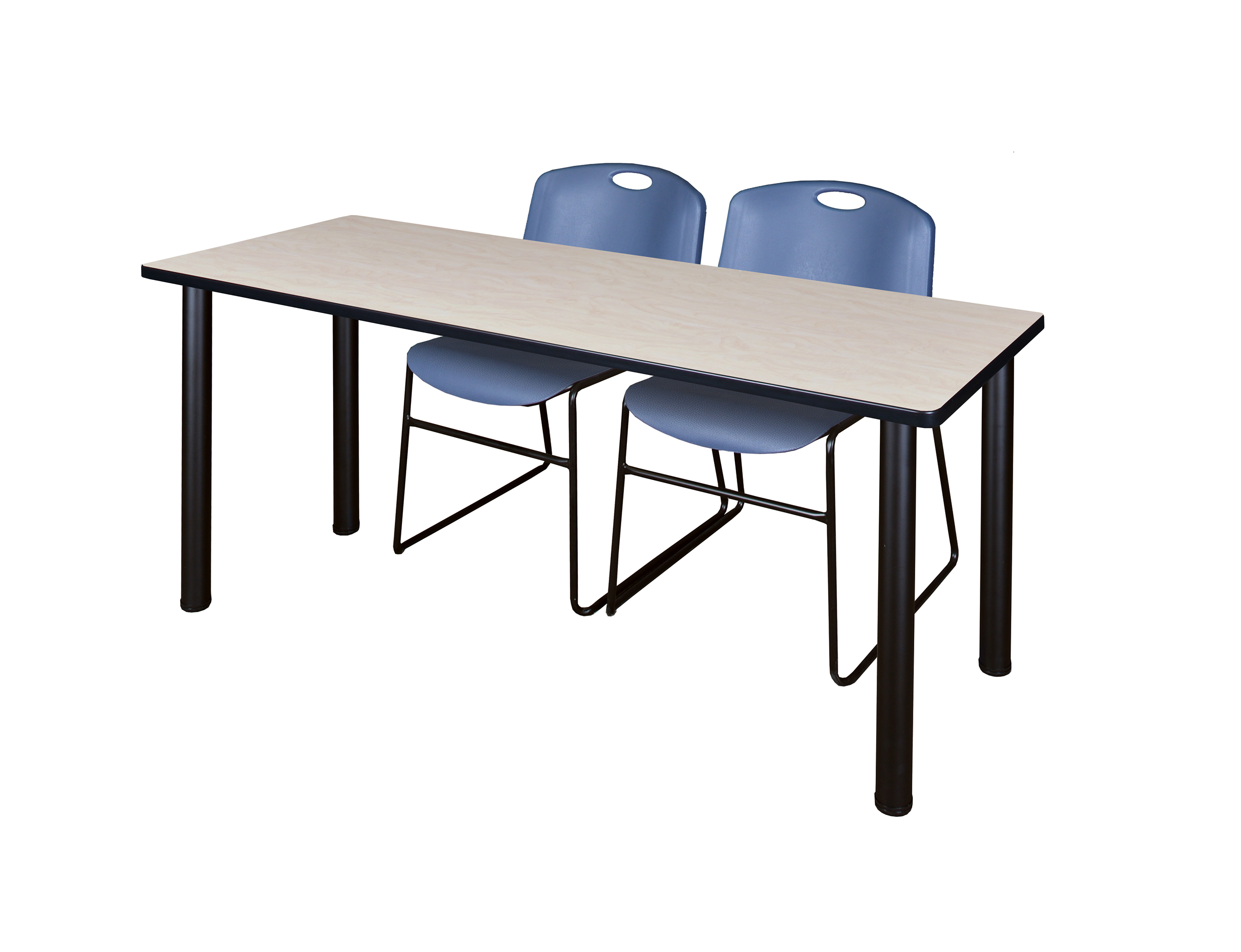 Regency Kee 60 x 24 in. Training Table Top Black Legs & 2 Zeng Chairs - Picture 13 of 116