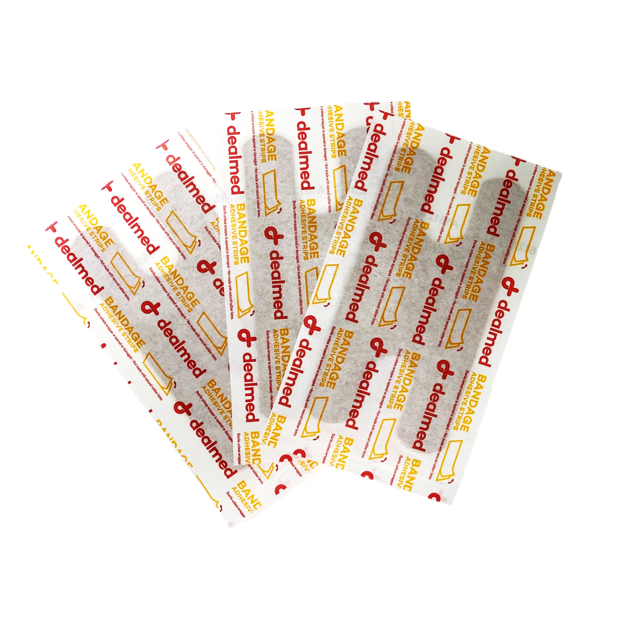 Dealmed Fabric Knuckle Bandages with Non-Stick Pad, Sterile, Latex Free Wound - Picture 8 of 11