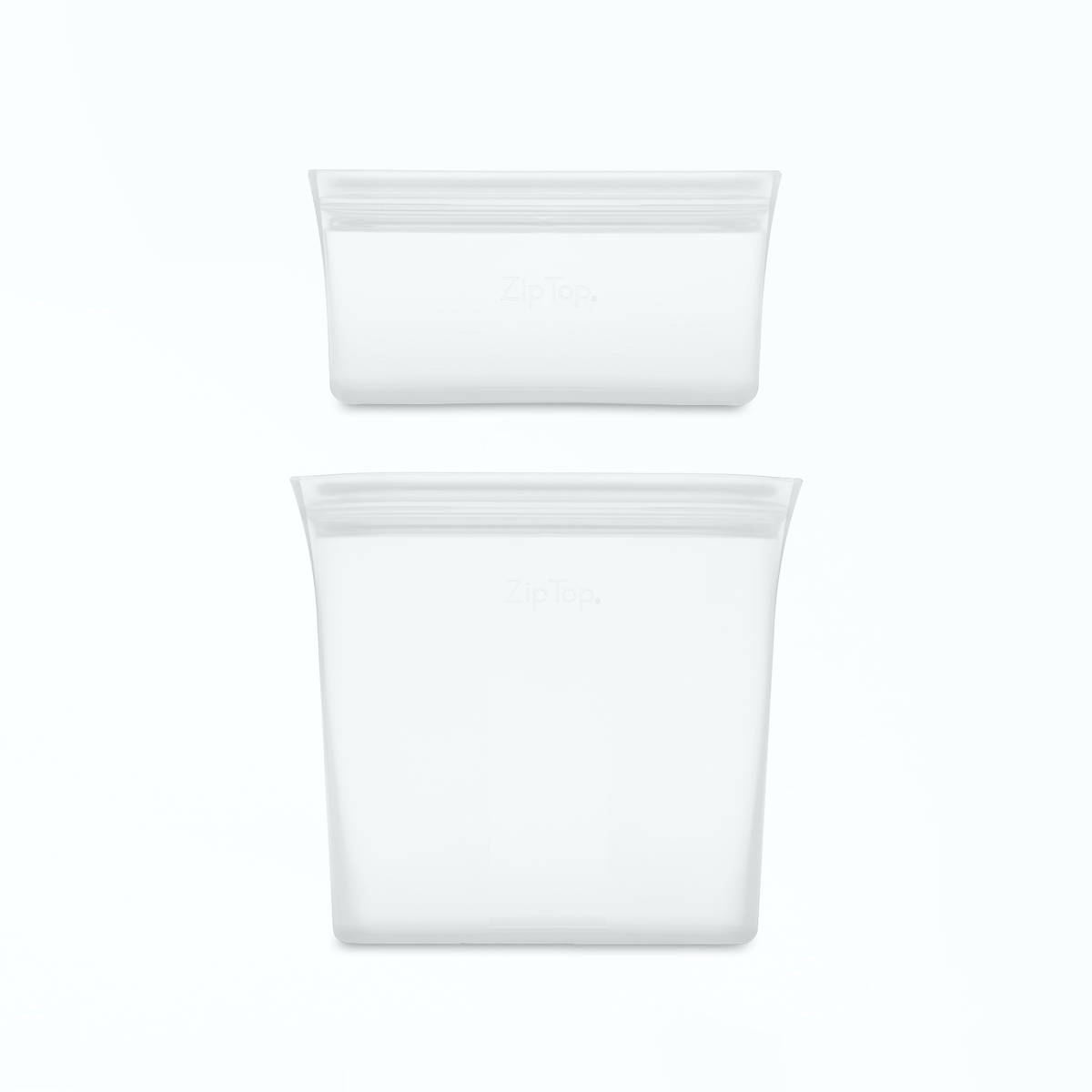 Clear Silicone Sandwich + Snack Bag Set