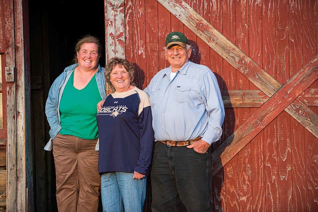 Heather, Jody and Sidney Wills manage a 200-head herd in western Montana.