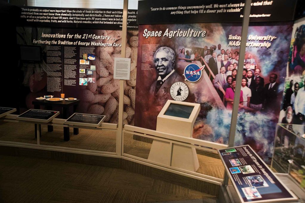 The George Washington Carver Museum at Tuskegee University shows how the researcher’s work still influence our world.