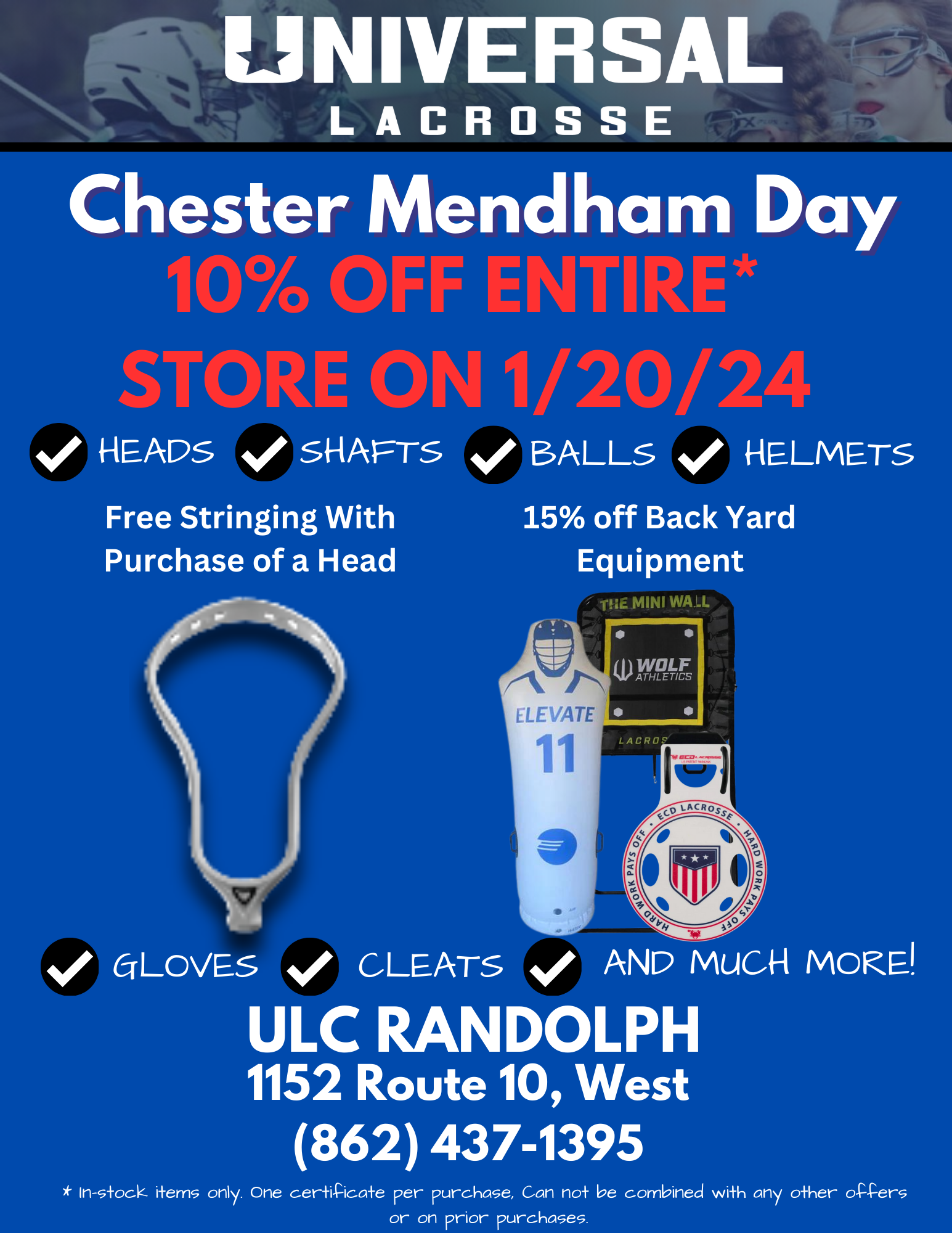 Chester Mendham Lacrosse Powered by TeamLinkt