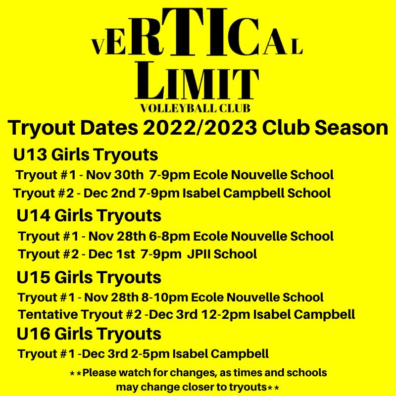 Vertical Limit Volleyball Club Powered by TeamLinkt