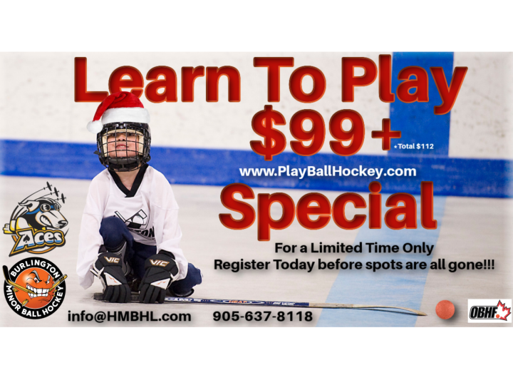 Burlington Minor Ball Hockey League Powered by TeamLinkt