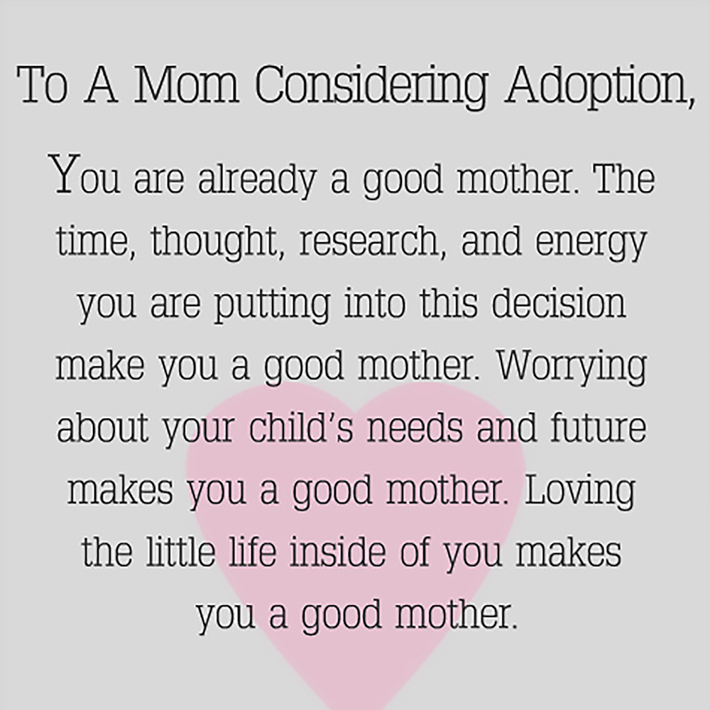 Open Letter To A Mom Considering Adoption Adopting