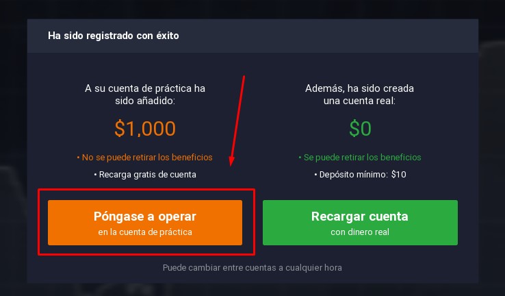 Opciones binarias con cuenta demo gratuita