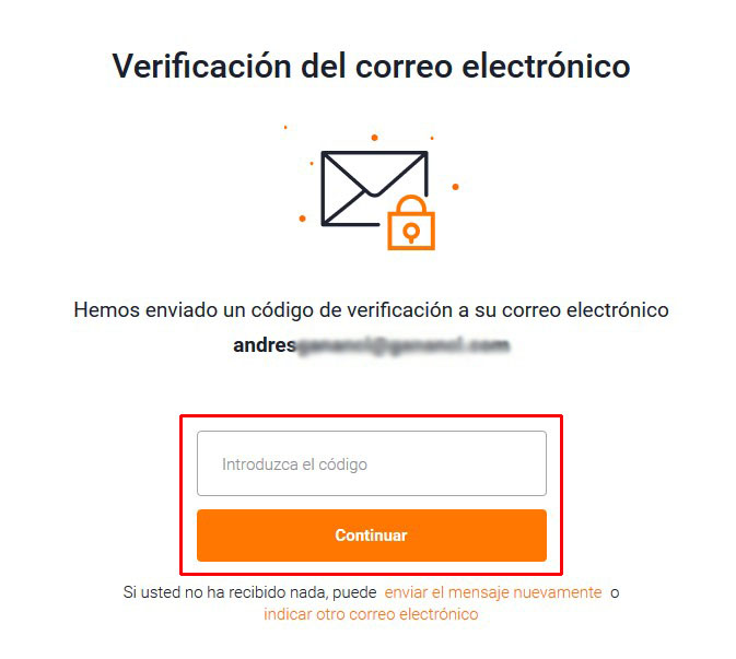 Opción binaria con cuenta demo