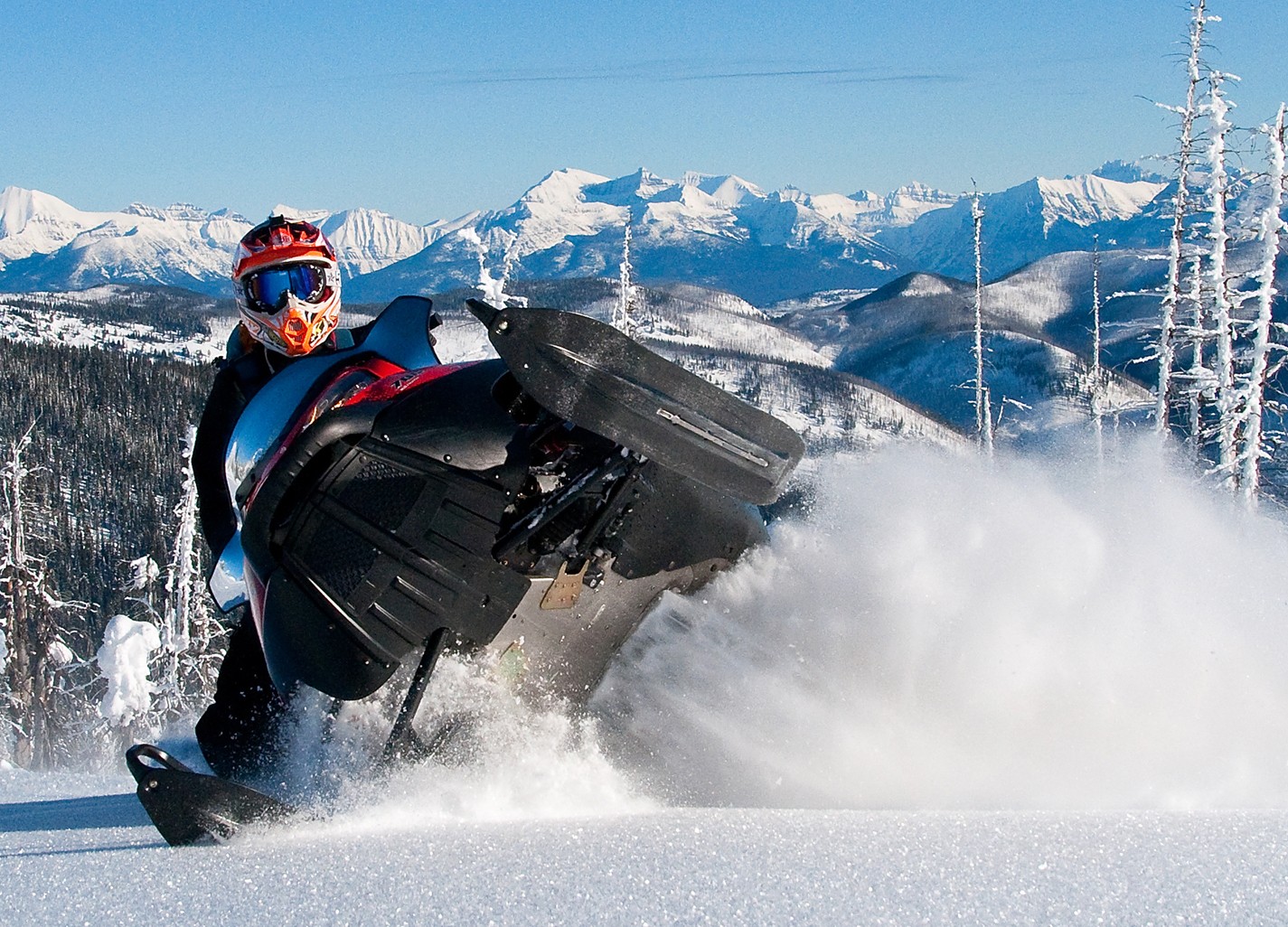 Snowmobiling In Western Montana + Glacier National Park