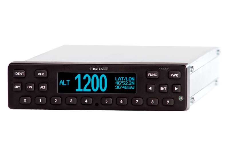 APPAREO STRATUS ESG Certified or Experimental 1090 ES Transponder