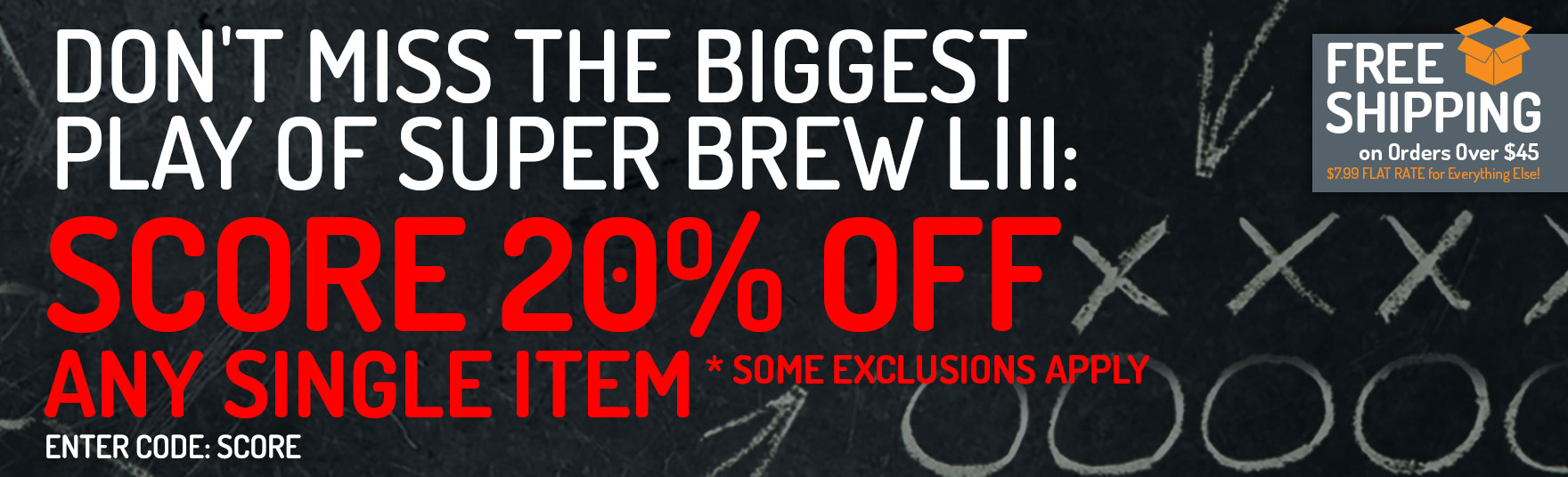 20% Off Any Single Item