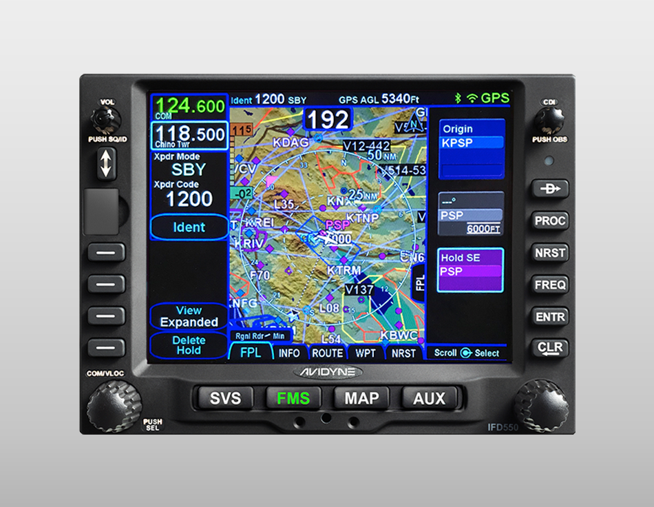 AVIDYNE IFD550 Premium Touch-Screen Aviation GPS | Pacific