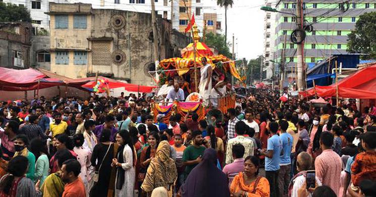 রাজশাহীতে রথের মেলা শুরু