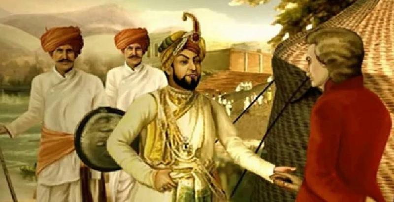 ক্লাইভের আস্তানায় মীর জাফর, ছবি: ইন্টারনেট