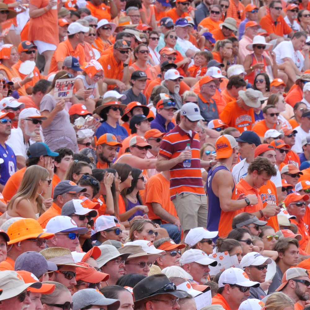 Loud Cheer Announcement at Football Game 1