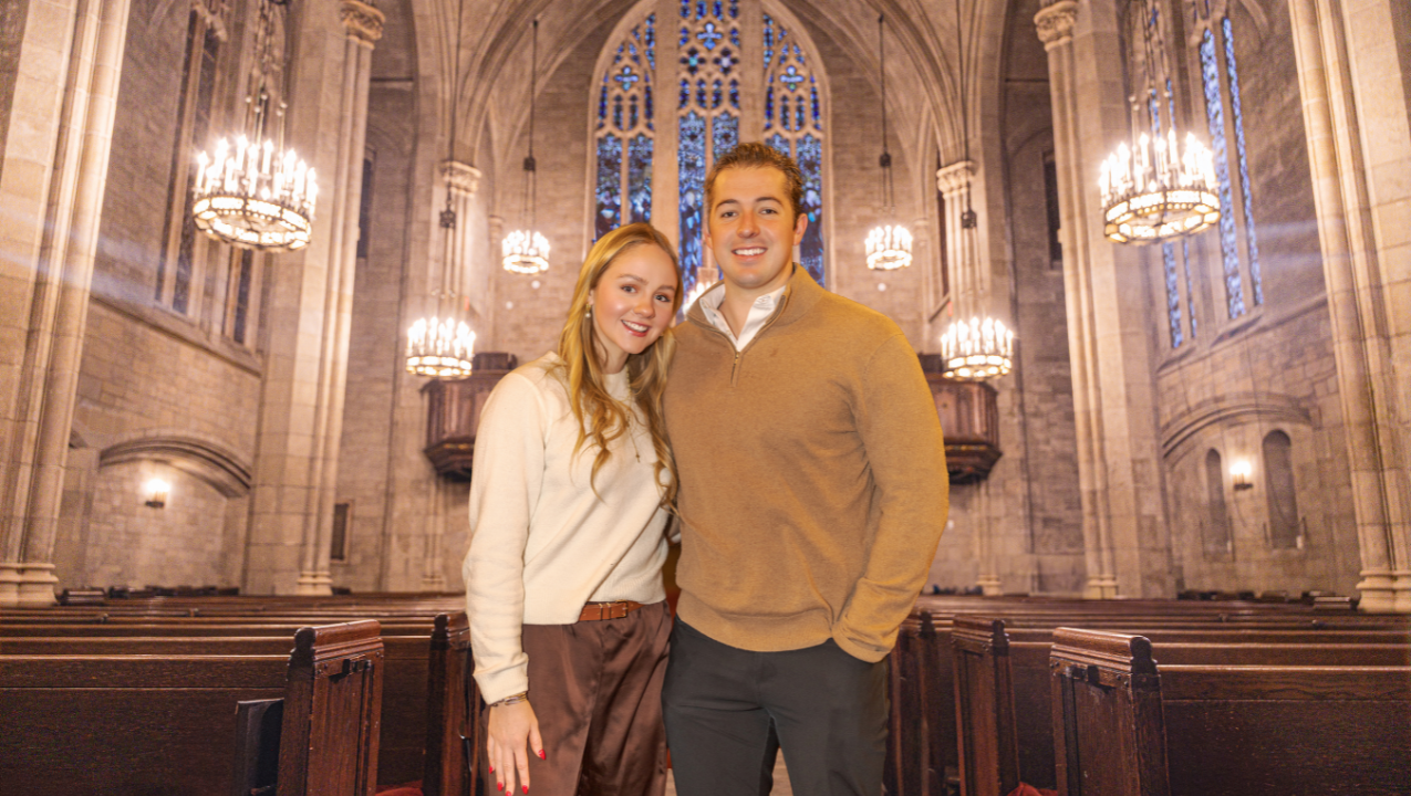 Matt Erickson and Haley James