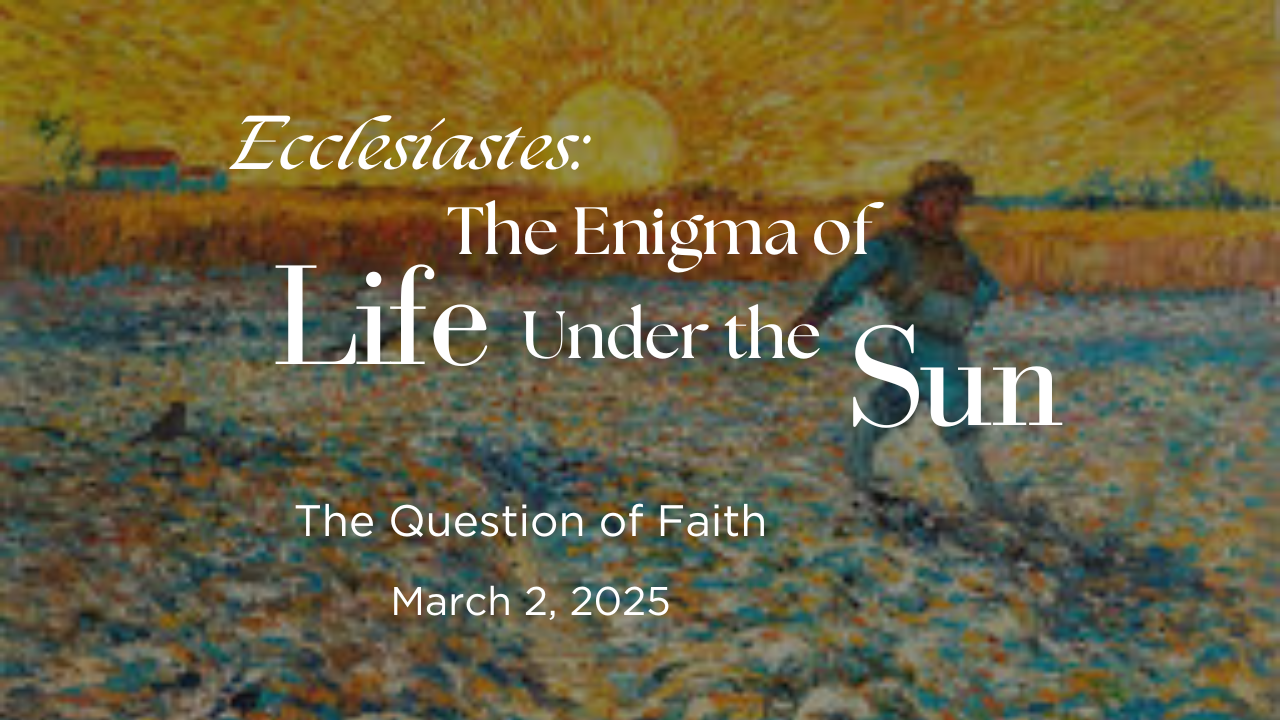 The Question of Faith
