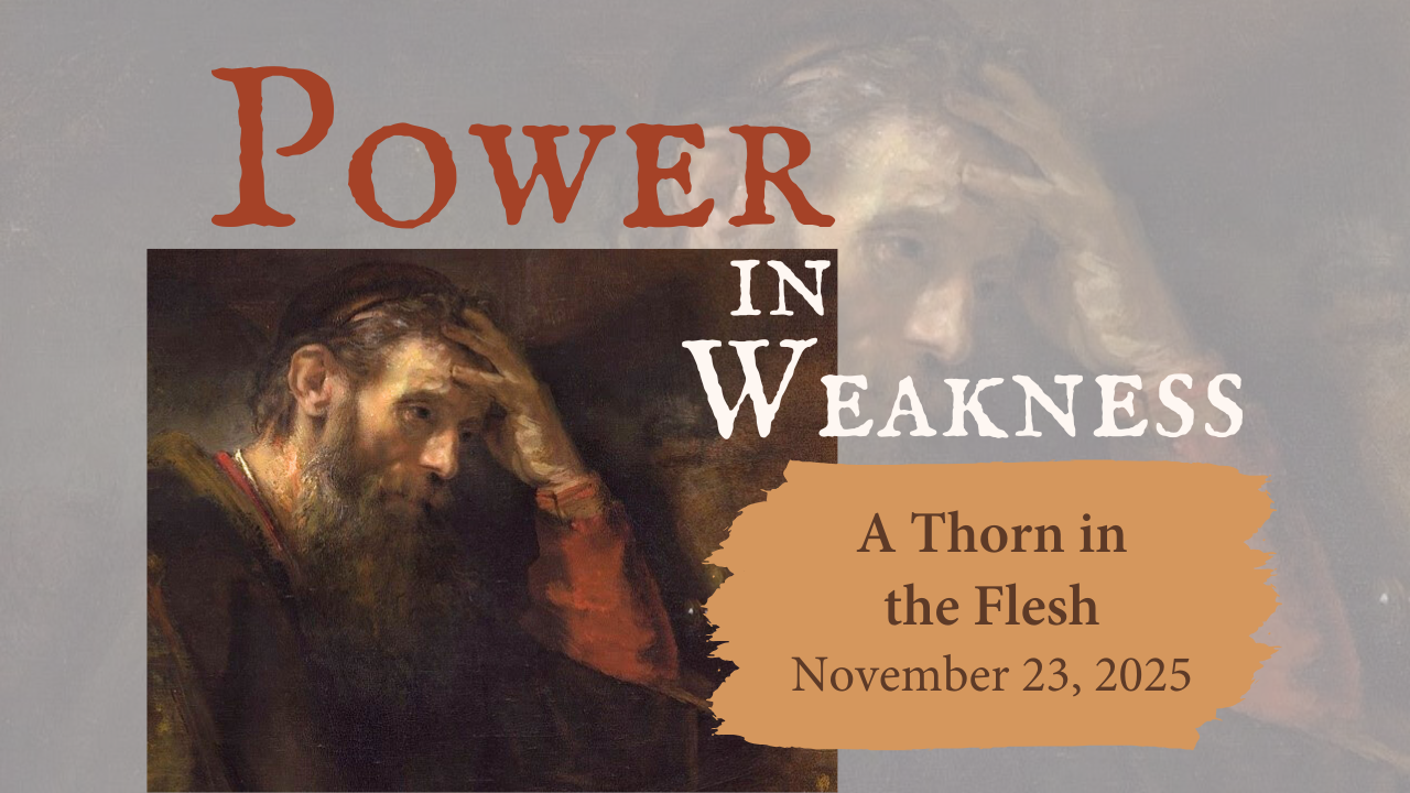 A Thorn in the Flesh