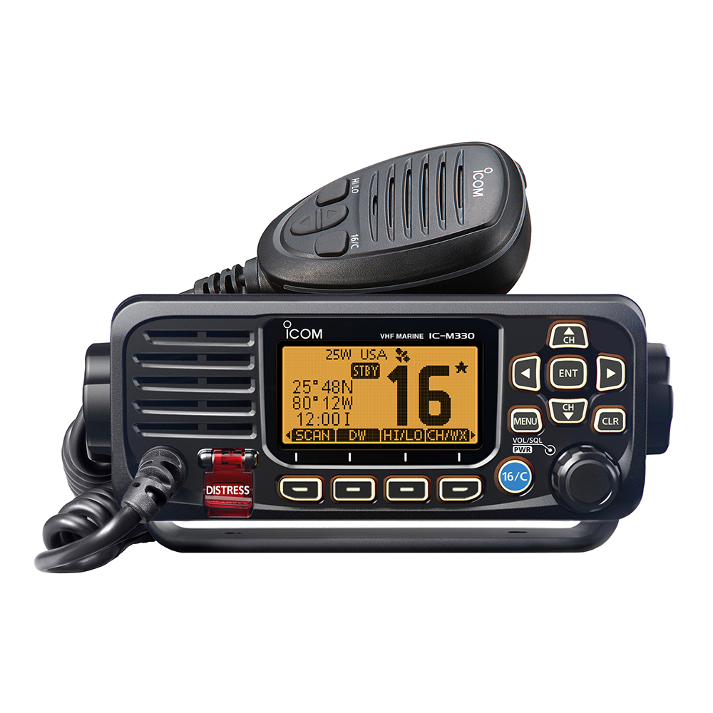 Icom M330-11 Icomm Vhf Fixed Mount Black