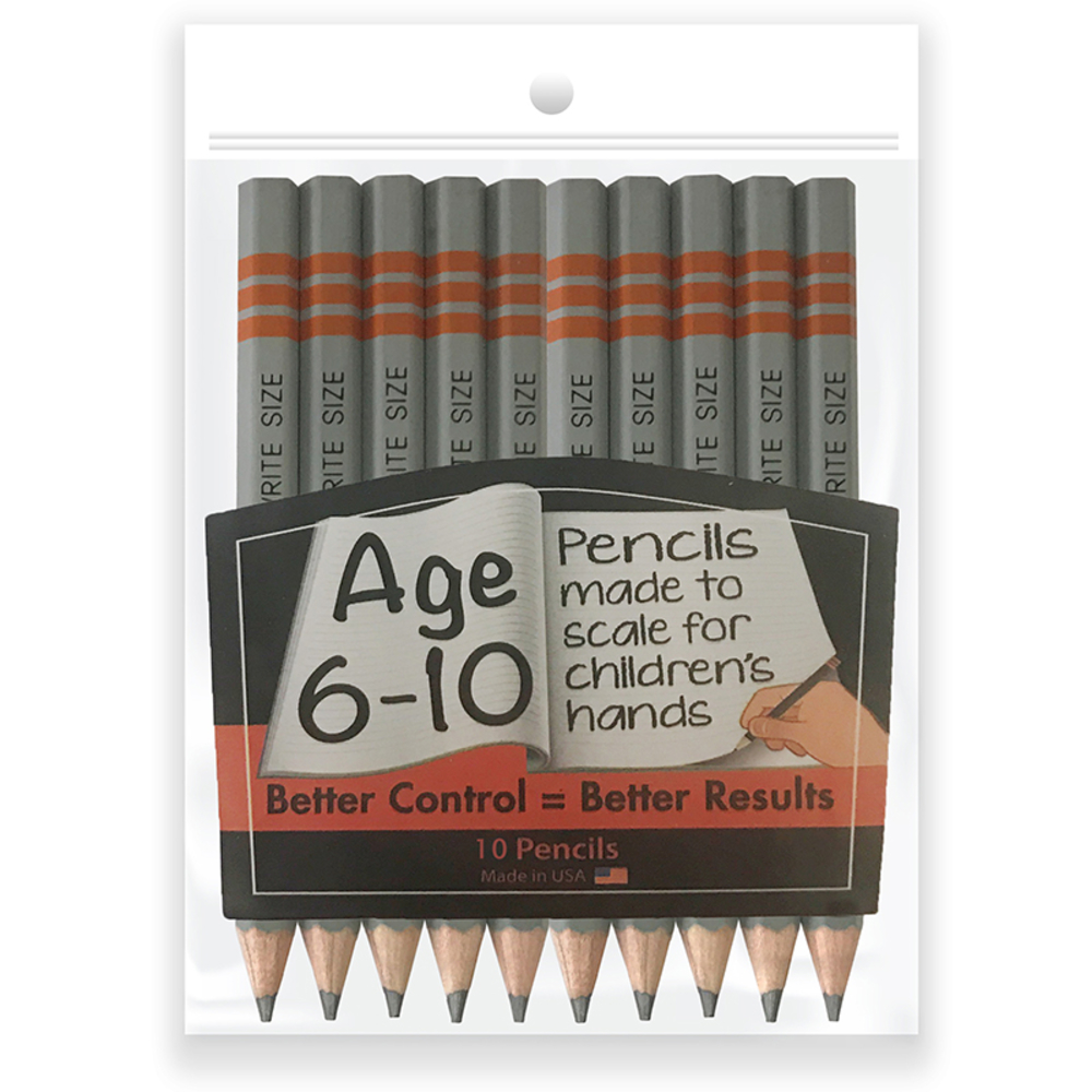 MUSGRAVE PENCIL CO INC MUSWS100510 Write Size Pencils 4 3/4"L Ages 610