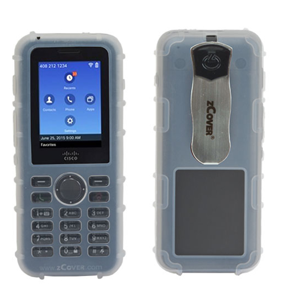 Zcover Ci821Hjn DockInCase Cisco 8821 Rugg Silicone Case Univ Clip