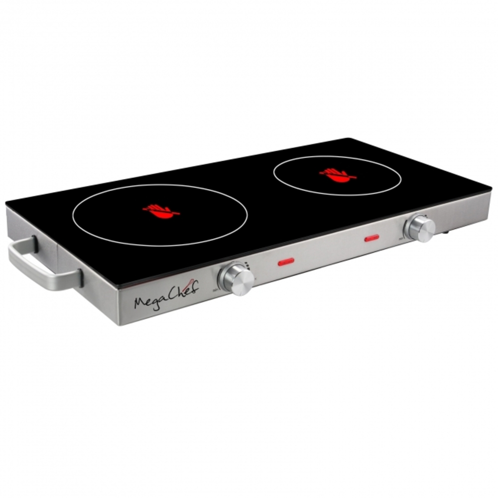 Megachef Mc-6200Ic Ceramic Infrared Double Electric Cooktop