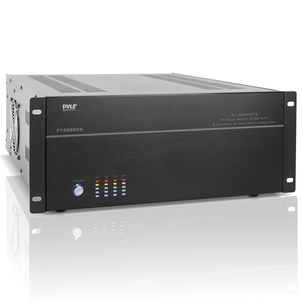 Pyle Pt8000Ch 19In Rack Mount 8000 Watt 