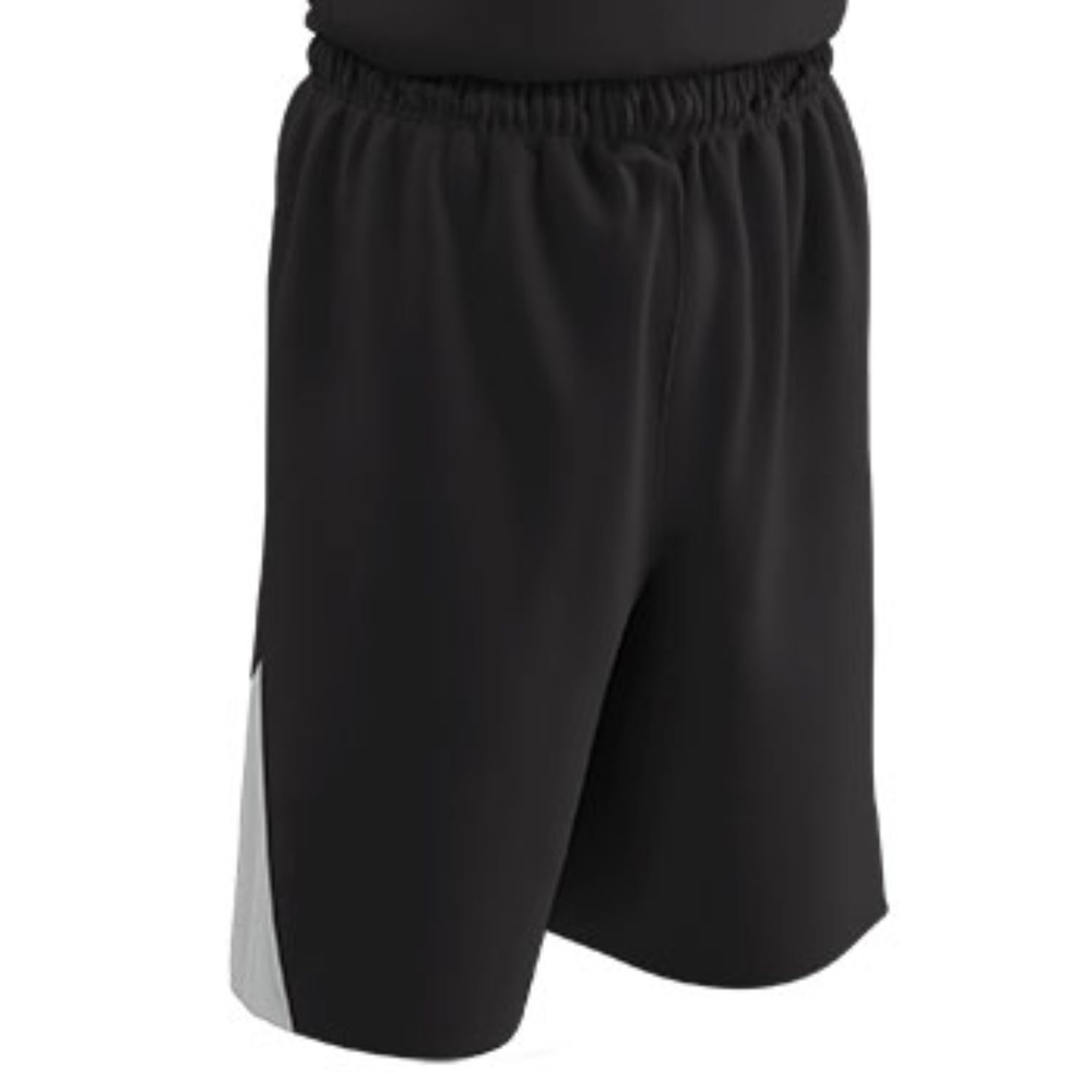 Champro Bbs4Ybl Youth Dri Gear Pro Plus Basketball Short Blkwht Lg