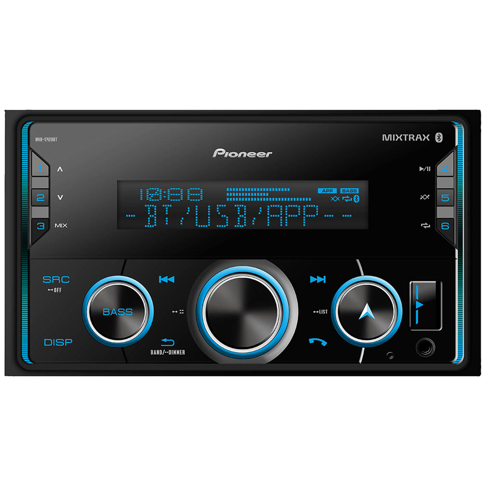 Pioneer Mvh-S420Bt D.Din Mechless Bluetoothauxusb2Xpreoutspotifypandora ...