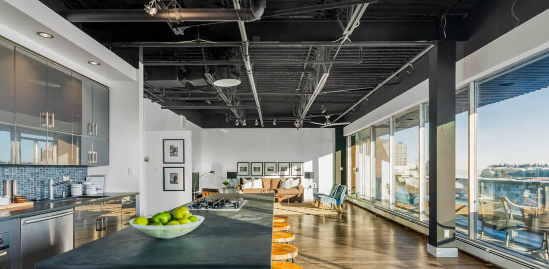 IndustrialStyle Penthouse Loft on 17th Avenue // Calgary Loft Condo // Christina Hagerty + Co.