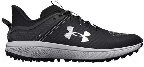 001-Black - Men's UA Yard Turf Baseball Shoes